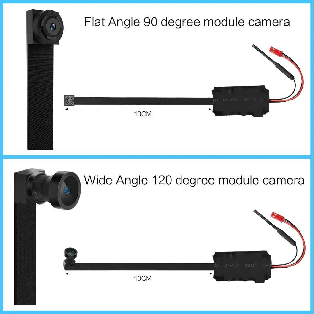 Mini WiFi Security Camera 1080P with Motion Detection & App View-90 degree lens / plus 64GB