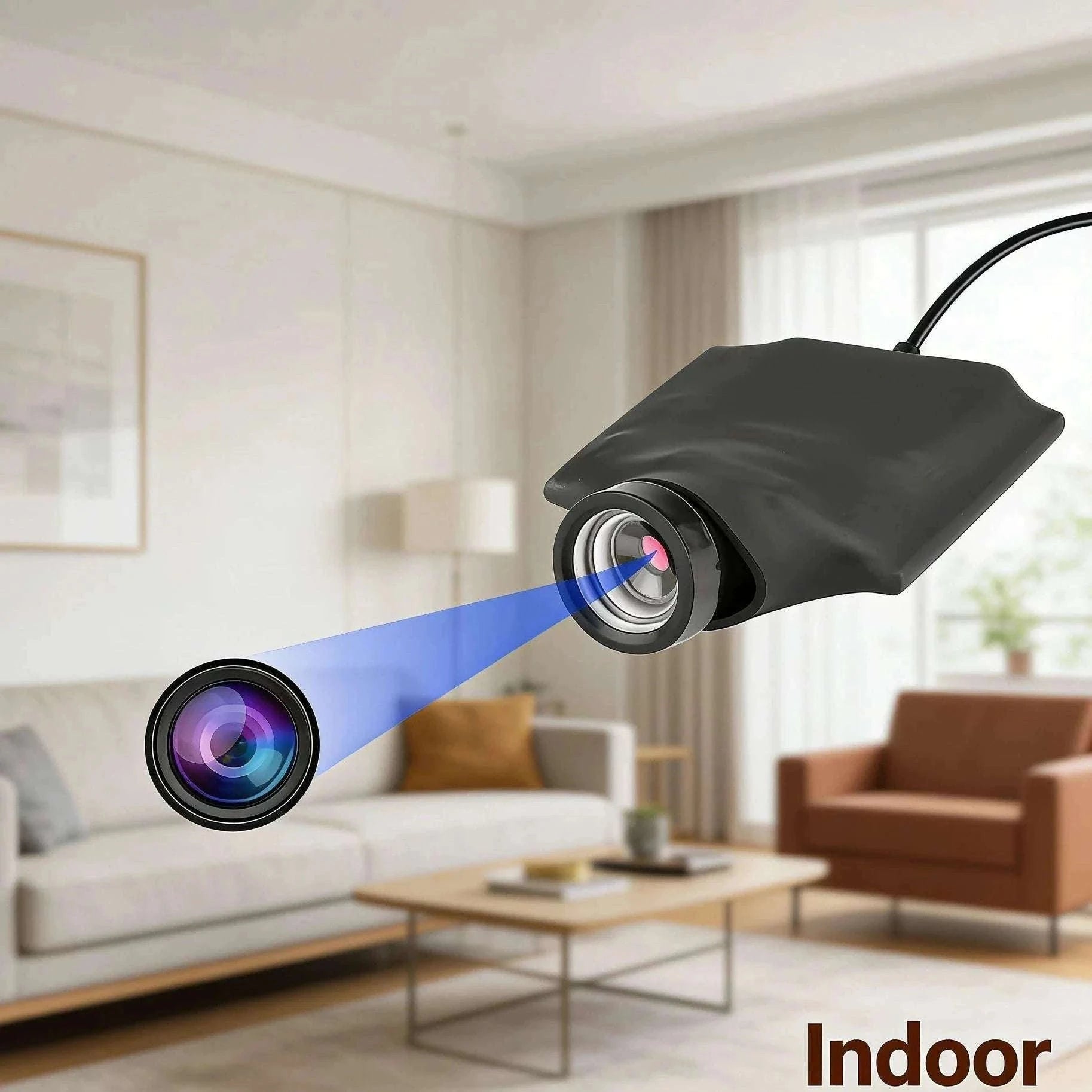 Mini WiFi Security Camera 1080P with Motion Detection Remote View-Black / ADD 32G Card