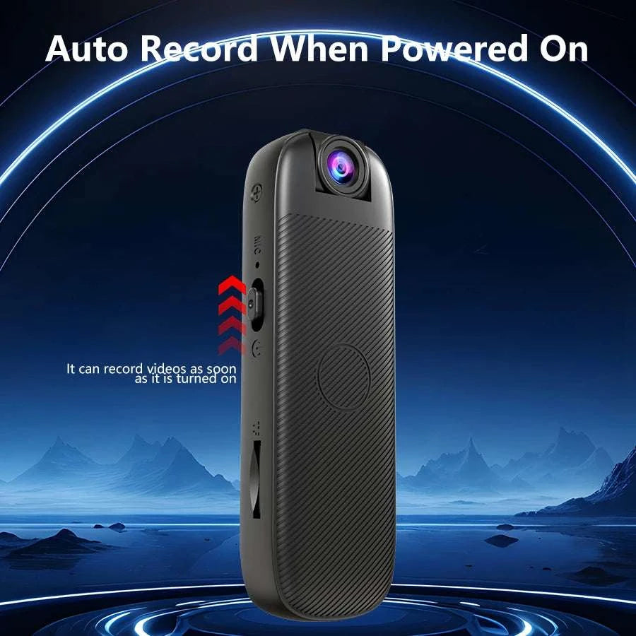 Mini WiFi Security Camera 1080P with Night Vision & Alerts-Camera Add 8G Card