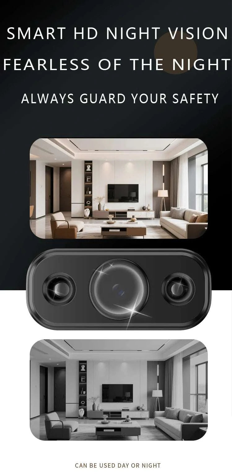 Mini WiFi Security Camera 1080P with Night Vision & Remote Access-XD6 / Camera Add 32G