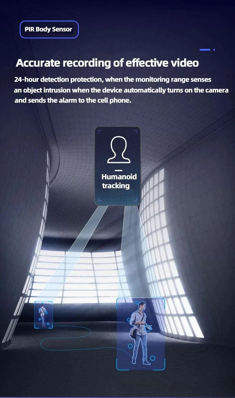 Mini WiFi Security Camera 1080P with Night Vision & Remote Access-XD6 / Camera Add 32G