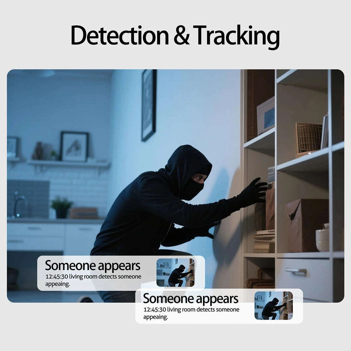 Mini WiFi Security Camera 4K Alarm Clock with Wireless Charging-China Mainland