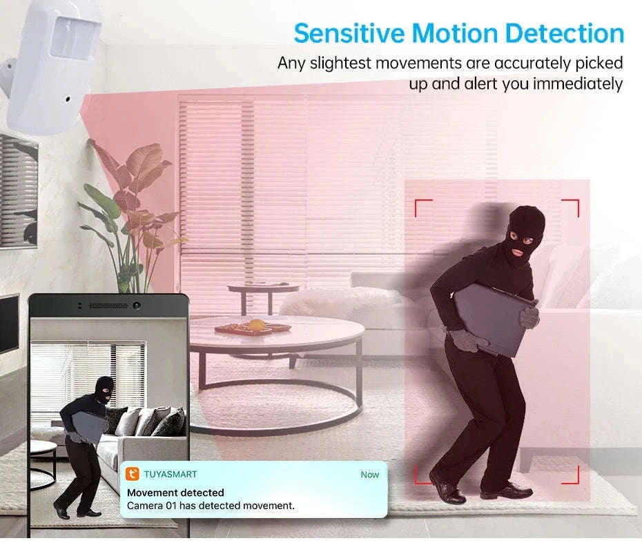 Mini WiFi Security Camera with Motion Detection and Night Vision-6MP WIFI in 64G card