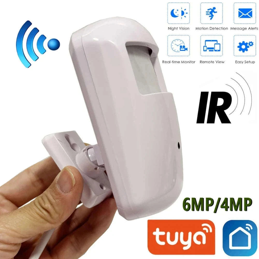 Mini WiFi Security Camera with Motion Detection and Night Vision-6MP WIFI in 64G card