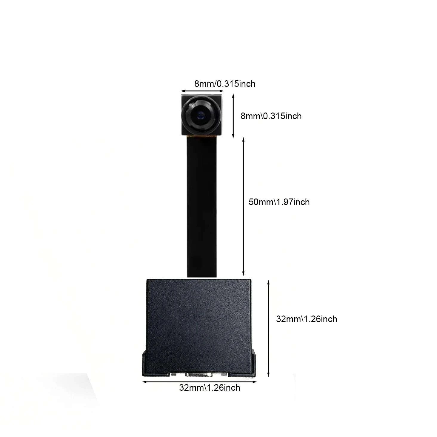 Mini WiFi Security Camera with Motion Detection and Remote Viewing-black / NO SD Card