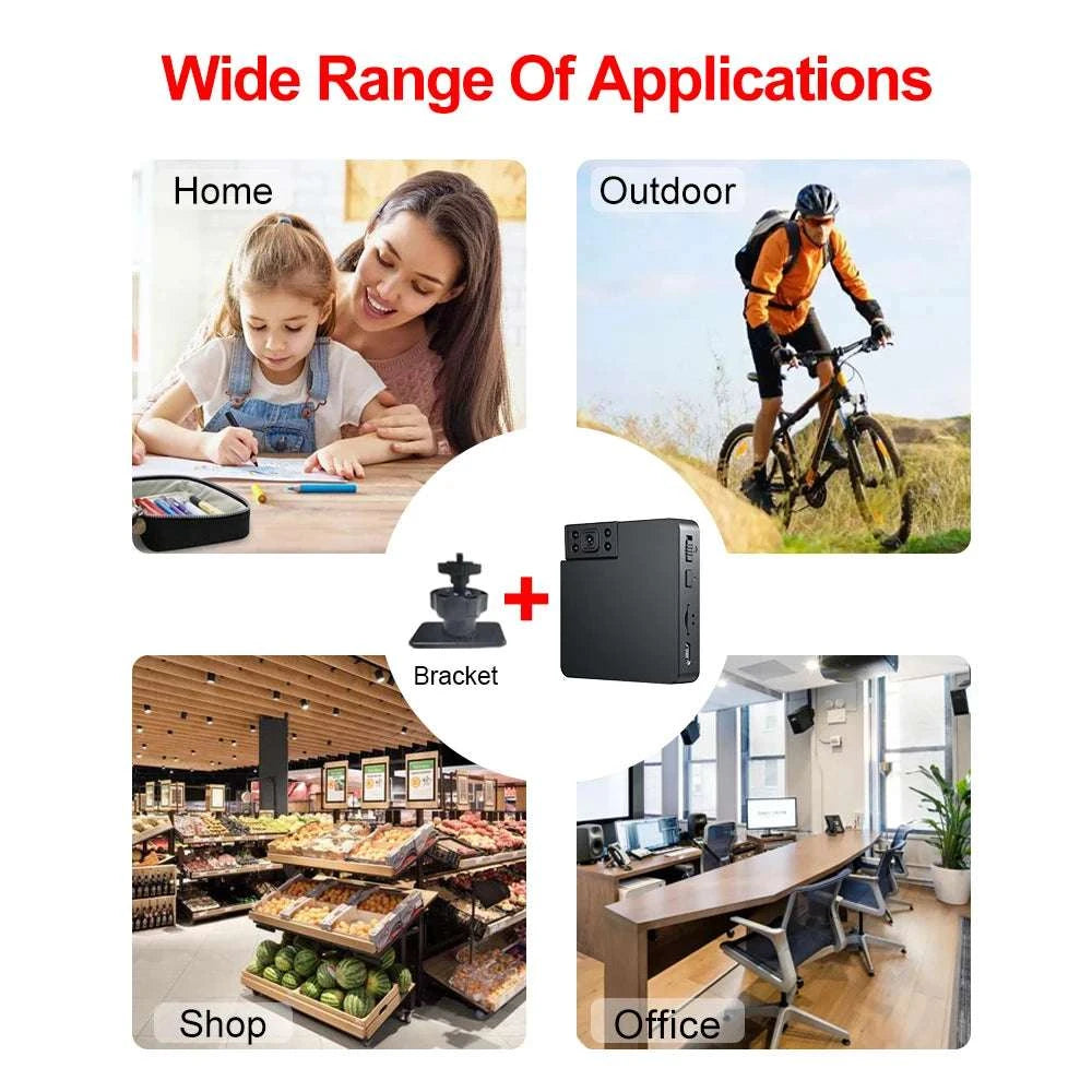 Mini WiFi Security Camera with Night Vision & Motion Detection-Wifi Cam / Standard-No TF Card