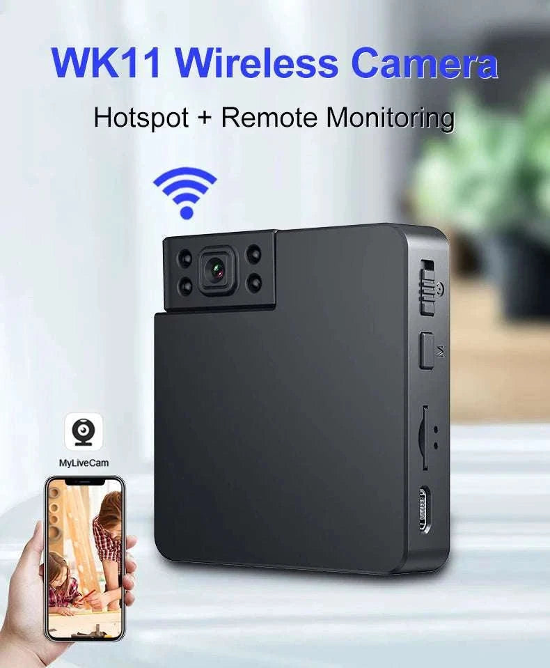 Mini WiFi Security Camera with Night Vision & Motion Detection-Wifi Cam / Standard-No TF Card