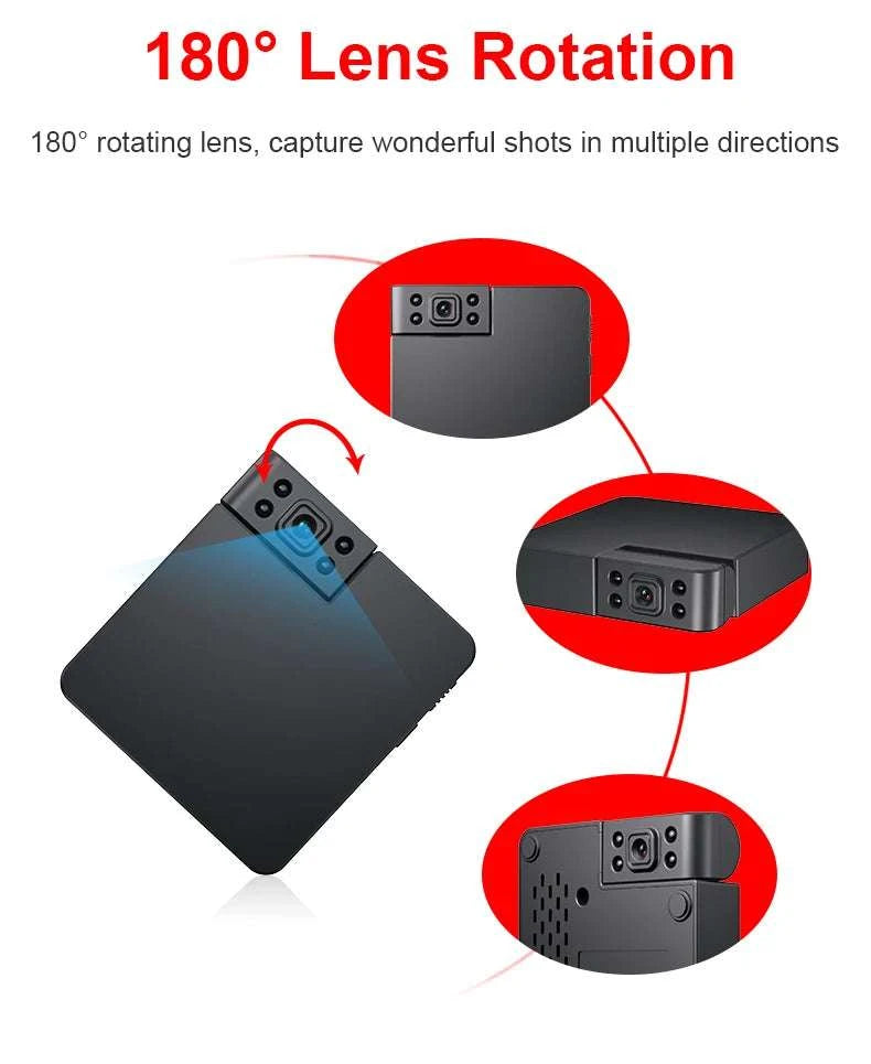 Mini WiFi Security Camera with Night Vision & Motion Detection-Wifi Cam / Standard-No TF Card