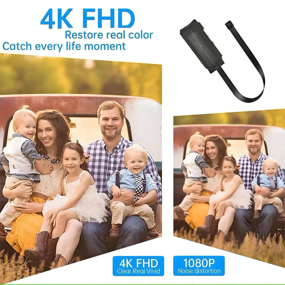 Mini WiFi Security Camera with Remote Viewing & Motion Detection-Wide angle camera / Add 128GB SD card / China Mainland