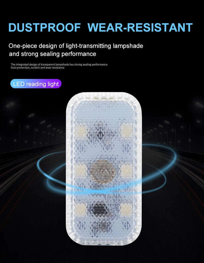 Mini Wireless LED Car Light-1pc colorful