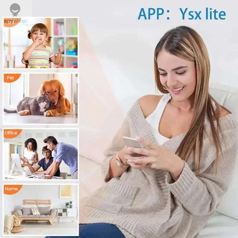 Mini X5 Wireless Security Camera – Compact 1080P Home Monitoring with Night Vision-Mini Cam with 8g