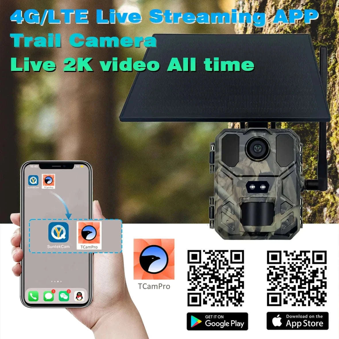 Mini900Pro 4G Outdoor Hunting Camera with 2K Remote Control-MINI900PRO-USA