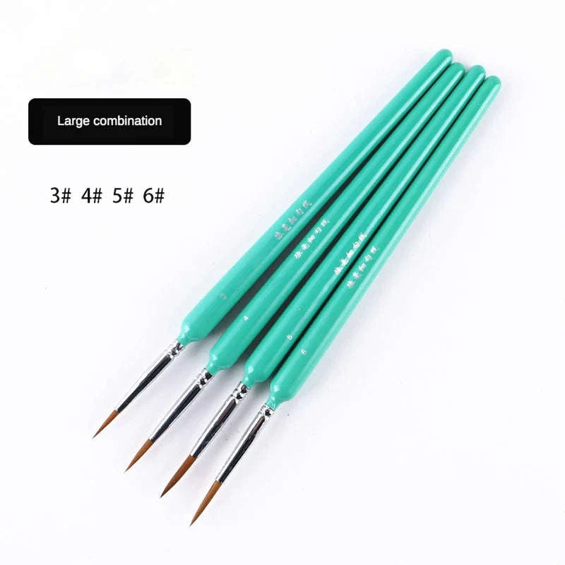 Miniature Hook Line Pen Set-10 pcs green