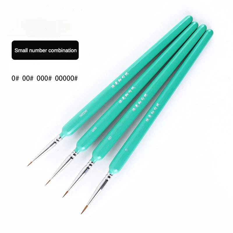 Miniature Hook Line Pen Set-10 pcs green