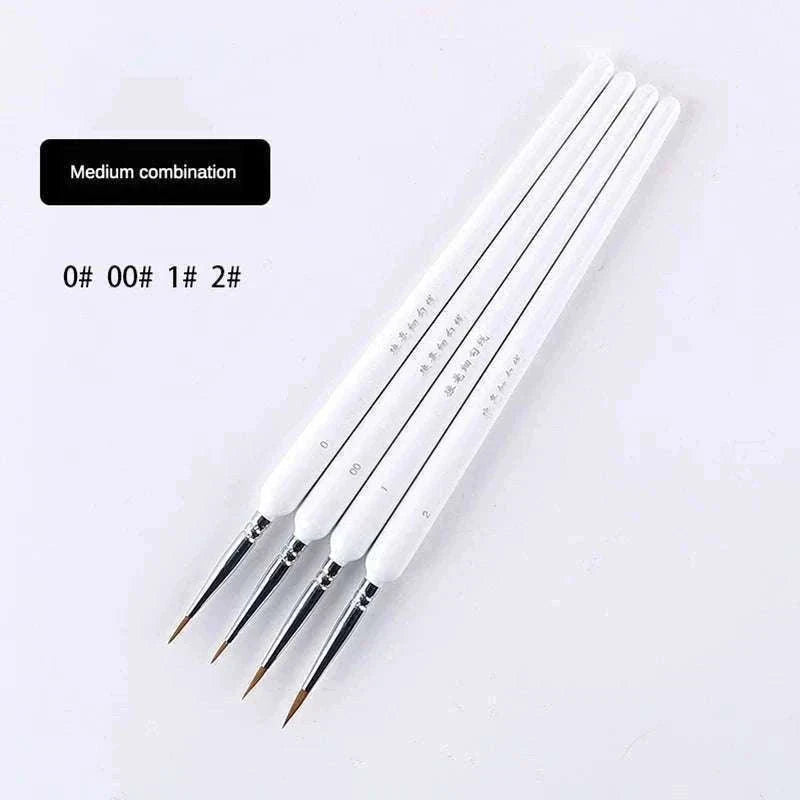 Miniature Hook Line Pen Set for Fine Detail Painting-10 pcs green