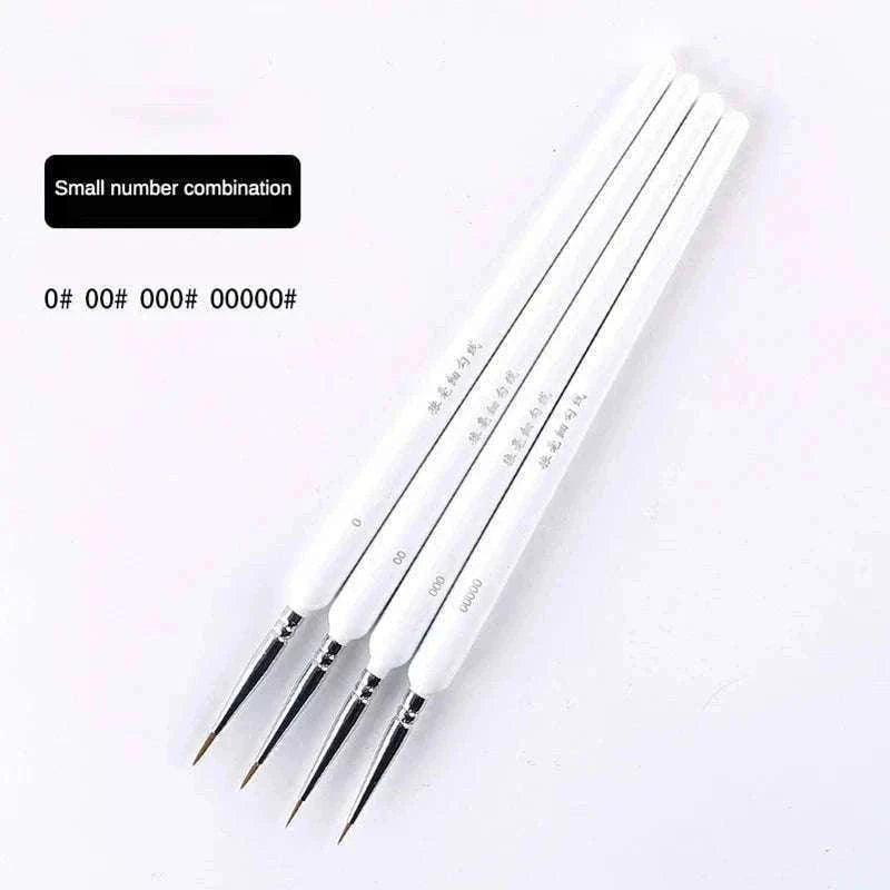 Miniature Hook Line Pen Set for Fine Detail Painting-10 pcs green
