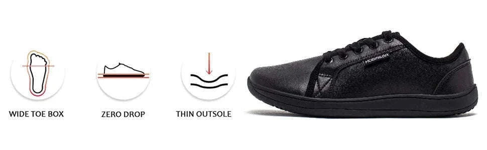 Minimalist Wide Toe Barefoot Zero Drop Casual Shoes-Beige / 41