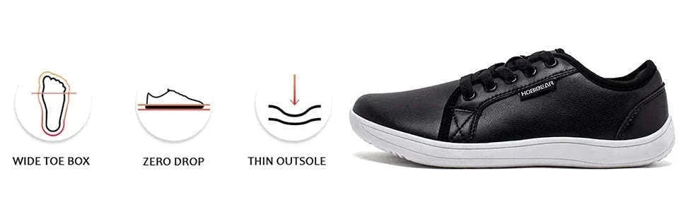 Minimalist Wide Toe Barefoot Zero Drop Casual Shoes-Beige / 41