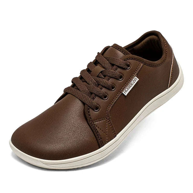 Minimalist Wide Toe Barefoot Zero Drop Casual Shoes-Beige / 41