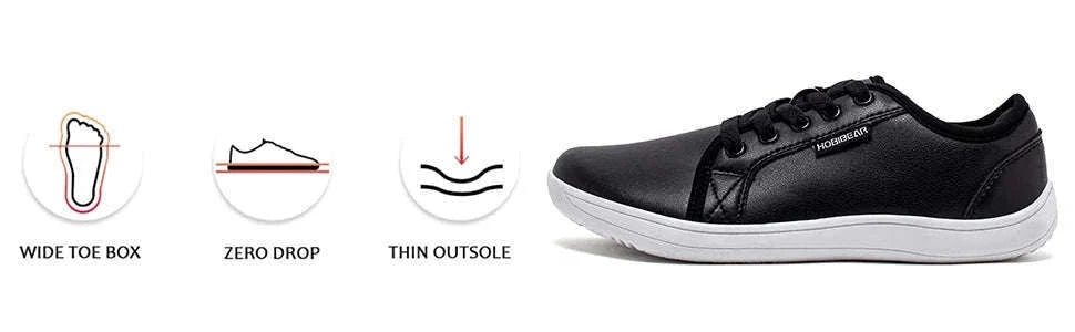 Minimalist Wide Toe Barefoot Zero Drop Casual Shoes-Beige / 41