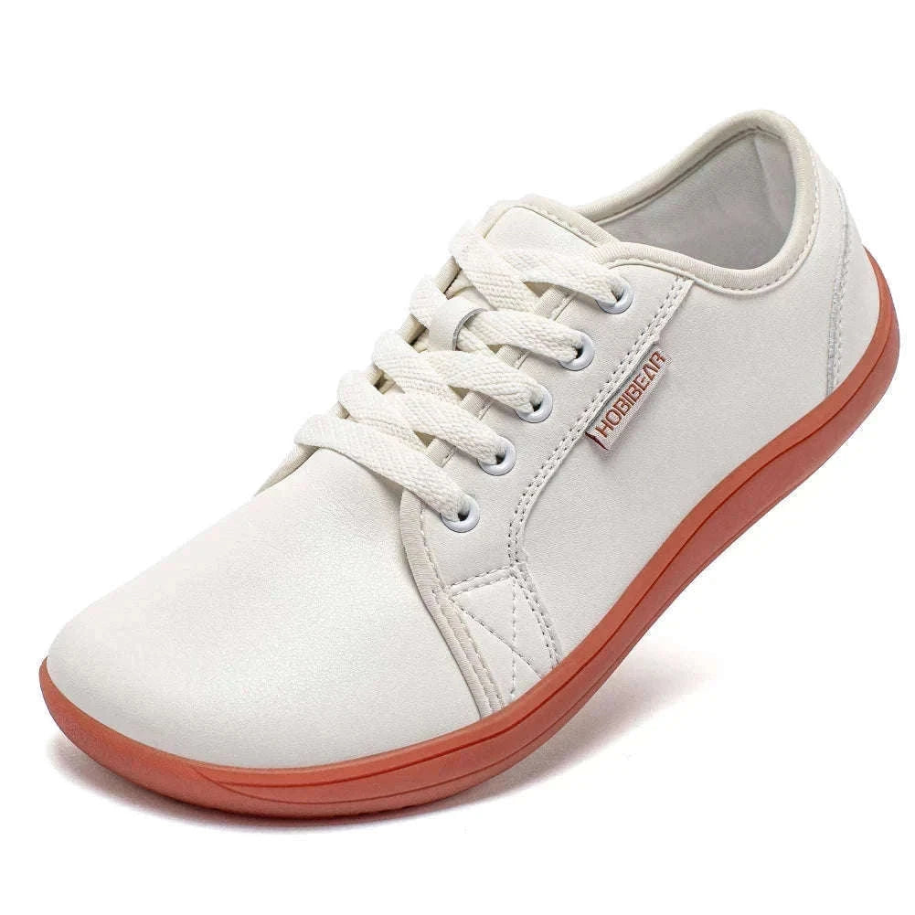 Minimalist Wide Toe Barefoot Zero Drop Casual Shoes-Beige / 41