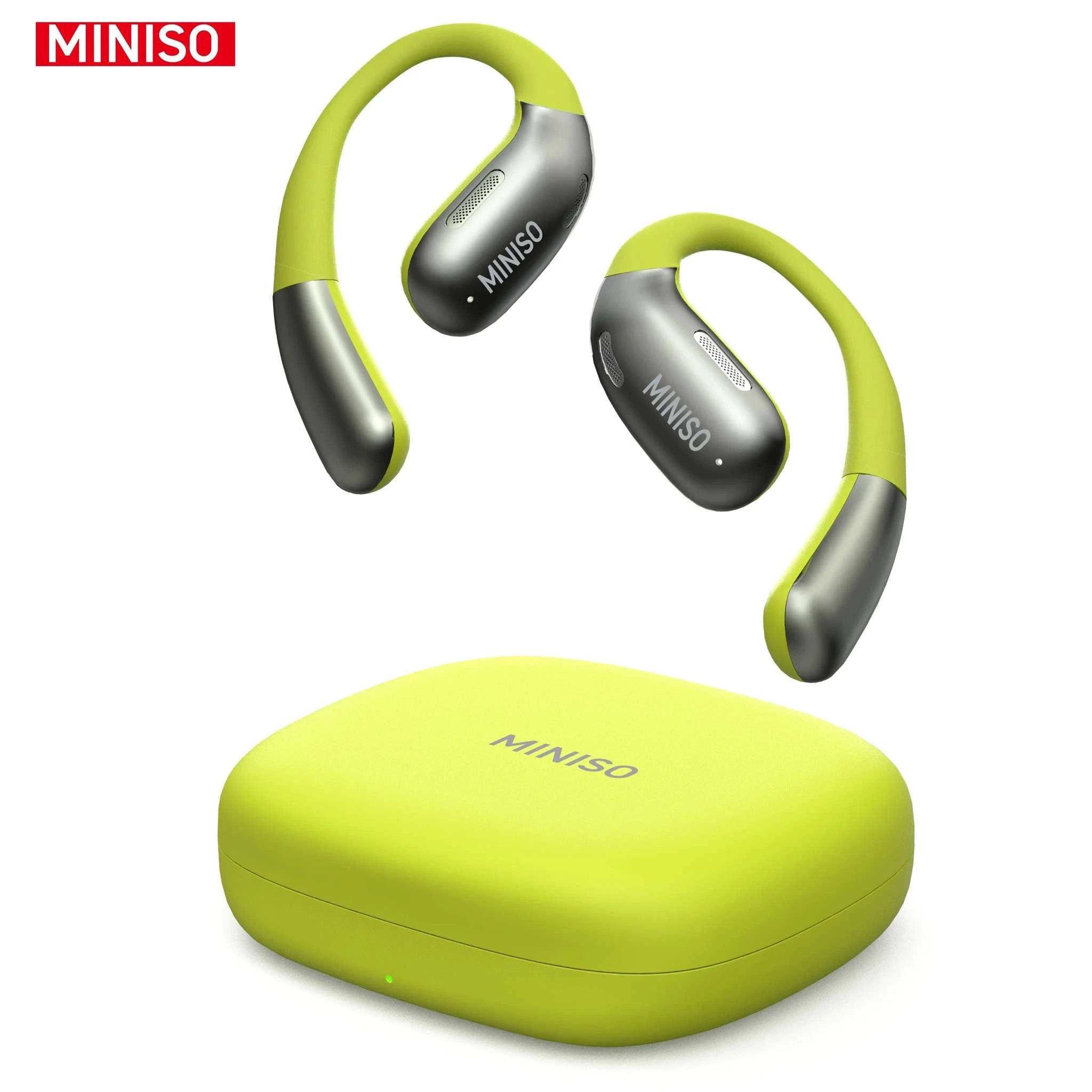 MINISO X28 AI Translator Earphones-green / CHINA