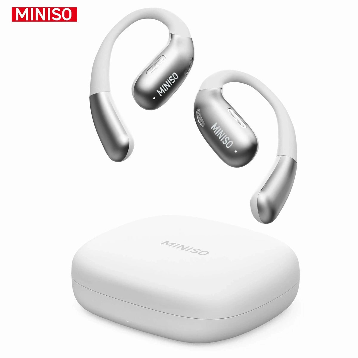 MINISO X28 AI Translator Earphones with Open-Ear Comfort-green / CHINA
