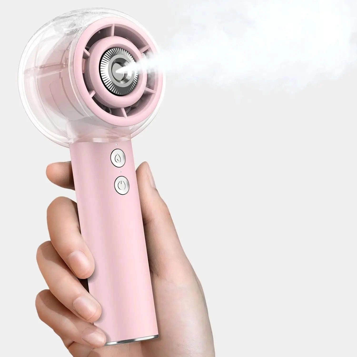 Misting Portable Handheld Fan 6000mAh Rechargeable 4 Speeds-khaki / United States