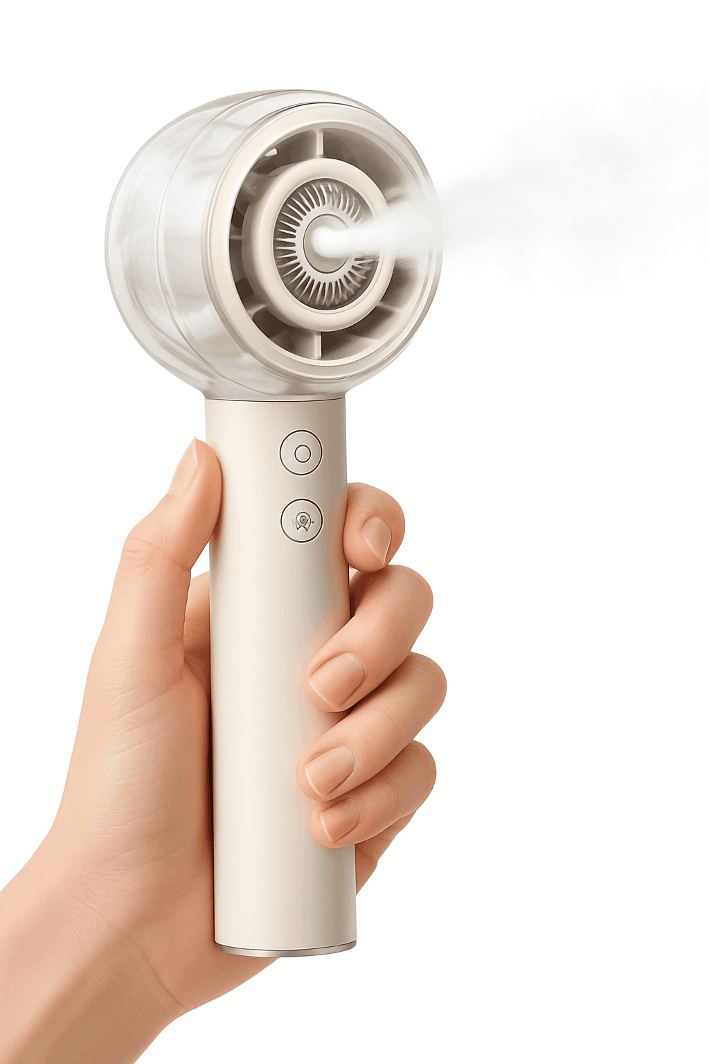 Misting Portable Handheld Fan 6000mAh Rechargeable 4 Speeds-khaki / United States