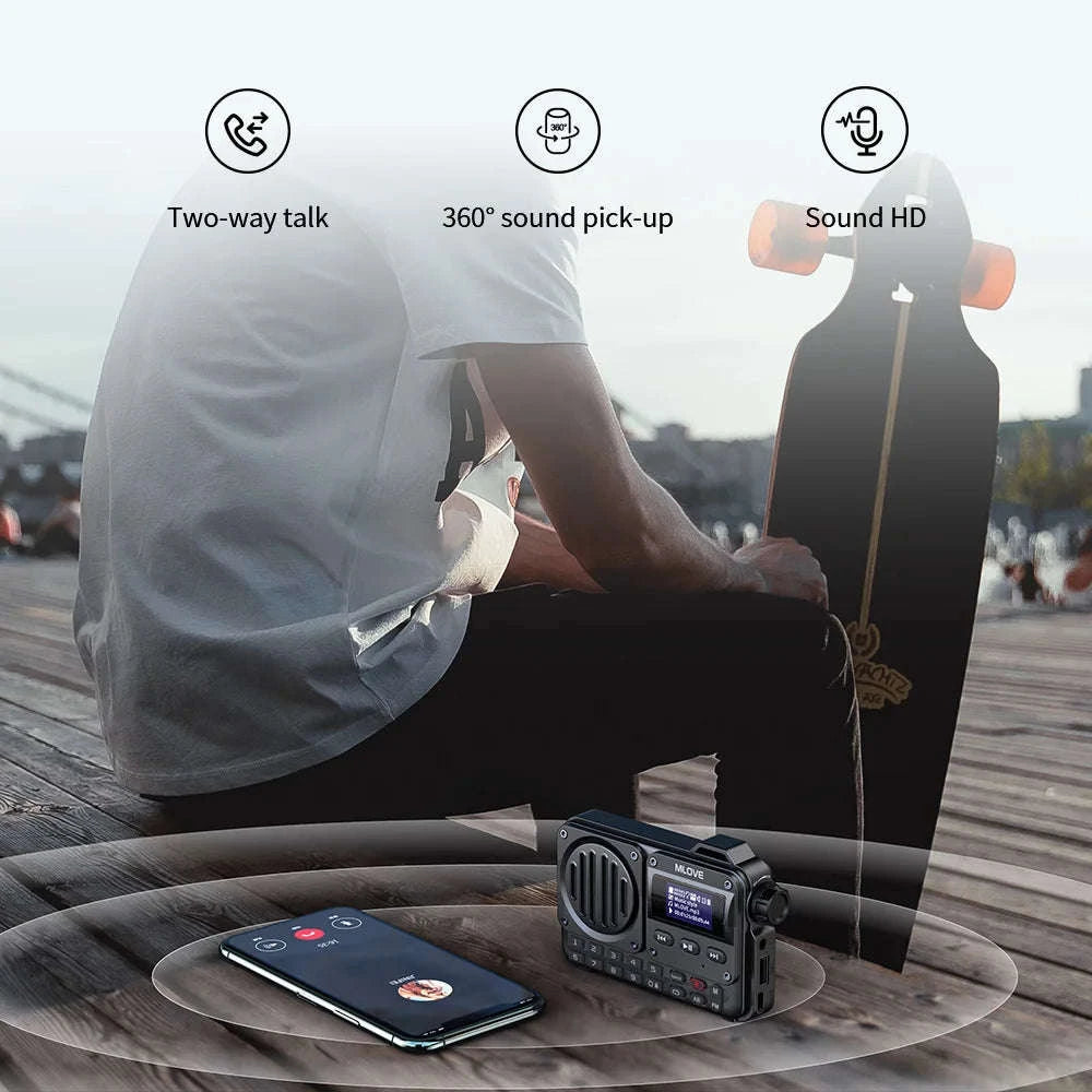 MLOVE BV800 Portable Bluetooth Speaker-Default Title