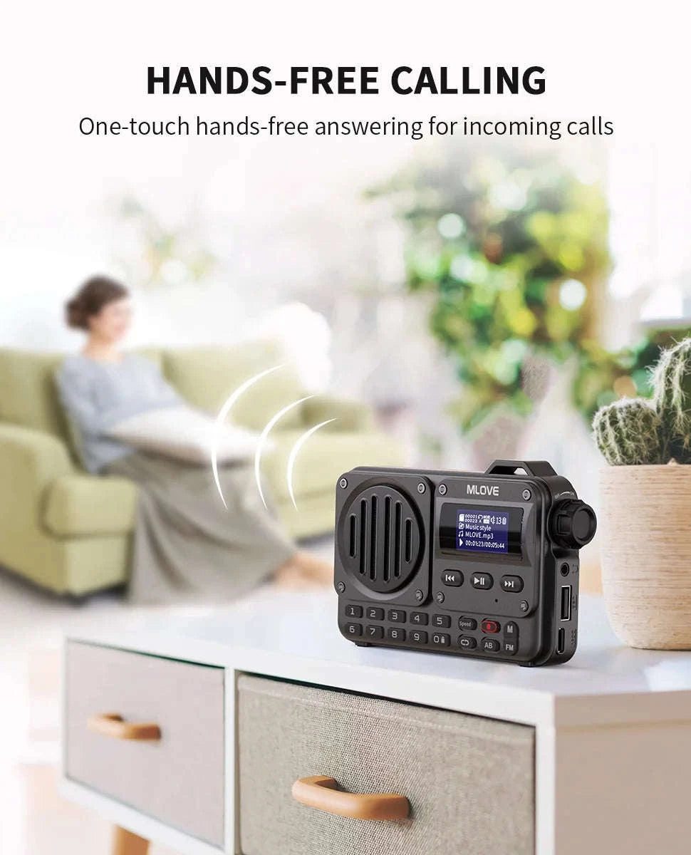 MLOVE BV800 Portable Bluetooth Speaker-Default Title