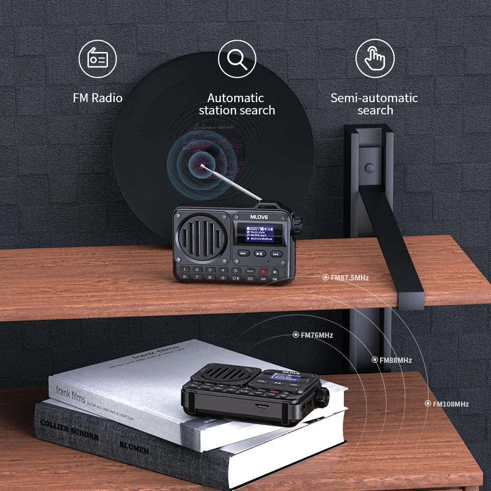 MLOVE BV800 Portable Bluetooth Speaker-Default Title