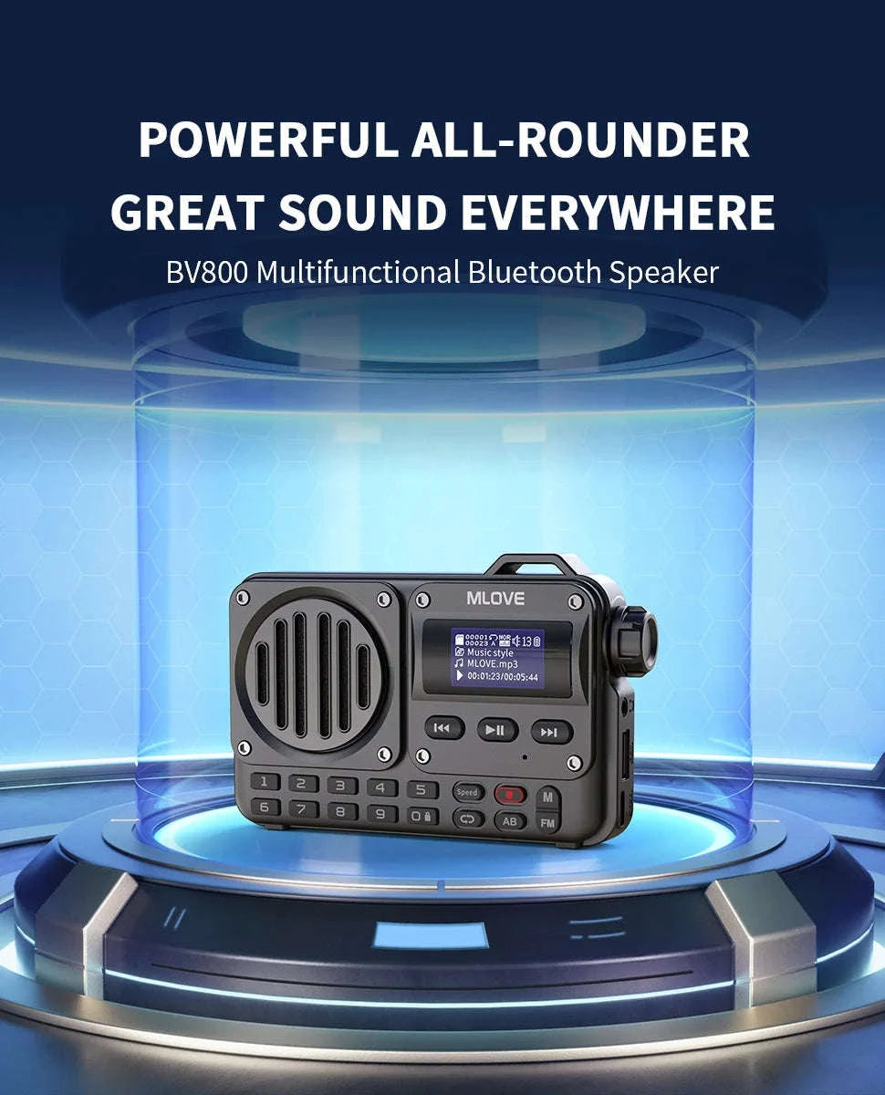 MLOVE BV800 Portable Bluetooth Speaker-Default Title