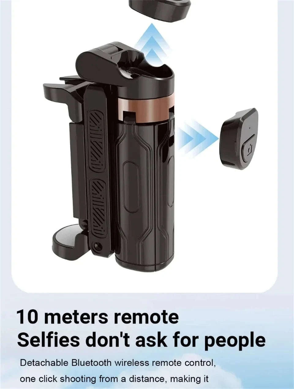 Mobile Selfie Stick Handle Tripod & Travel Photography Tool-black / United States