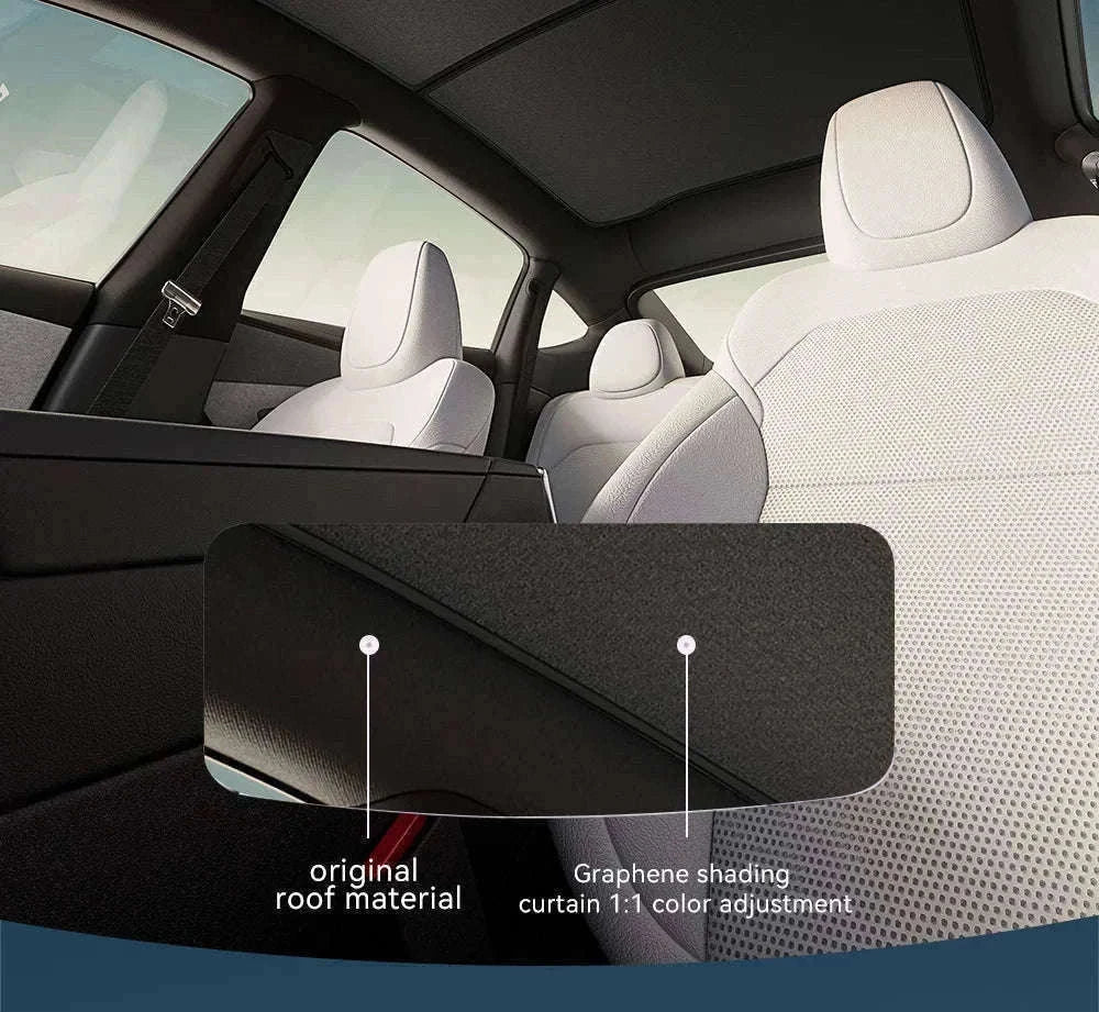 Model 3 Y Skylight Sunshade Magnetic Panel 2025-2026-MY 25-26 2PCS