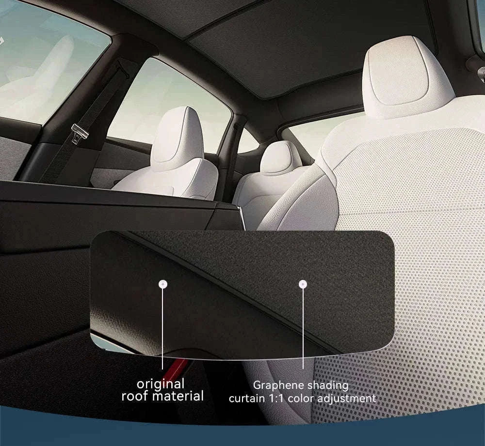 Model 3 Y Skylight Sunshade Magnetic Panel 2025-2026-MY 25-26 2PCS