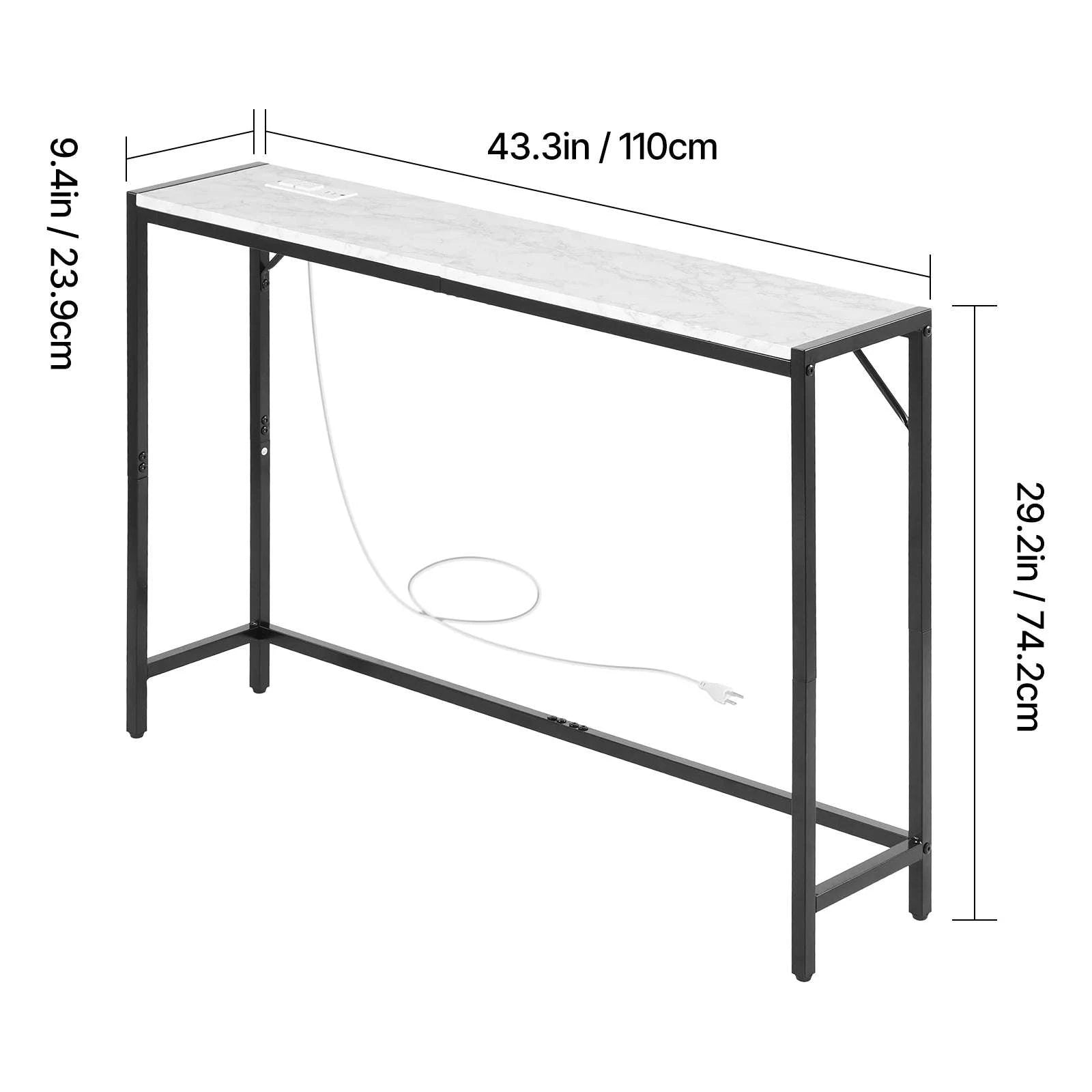 Modern Glass Console Table with Metal Frame, Multi-Tier Storage-70in 3Tiers Gold / spain