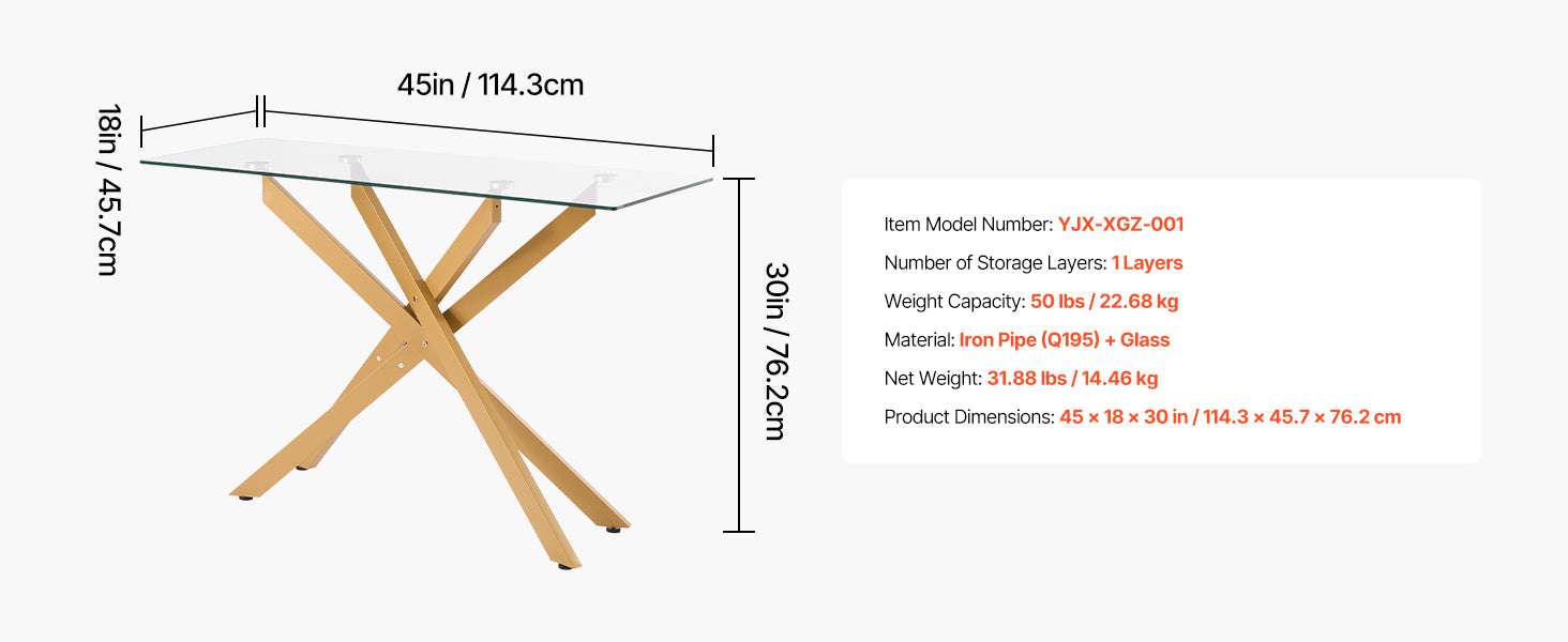 Modern Glass Console Table with Metal Frame, Multi-Tier Storage-70in 3Tiers Gold / spain