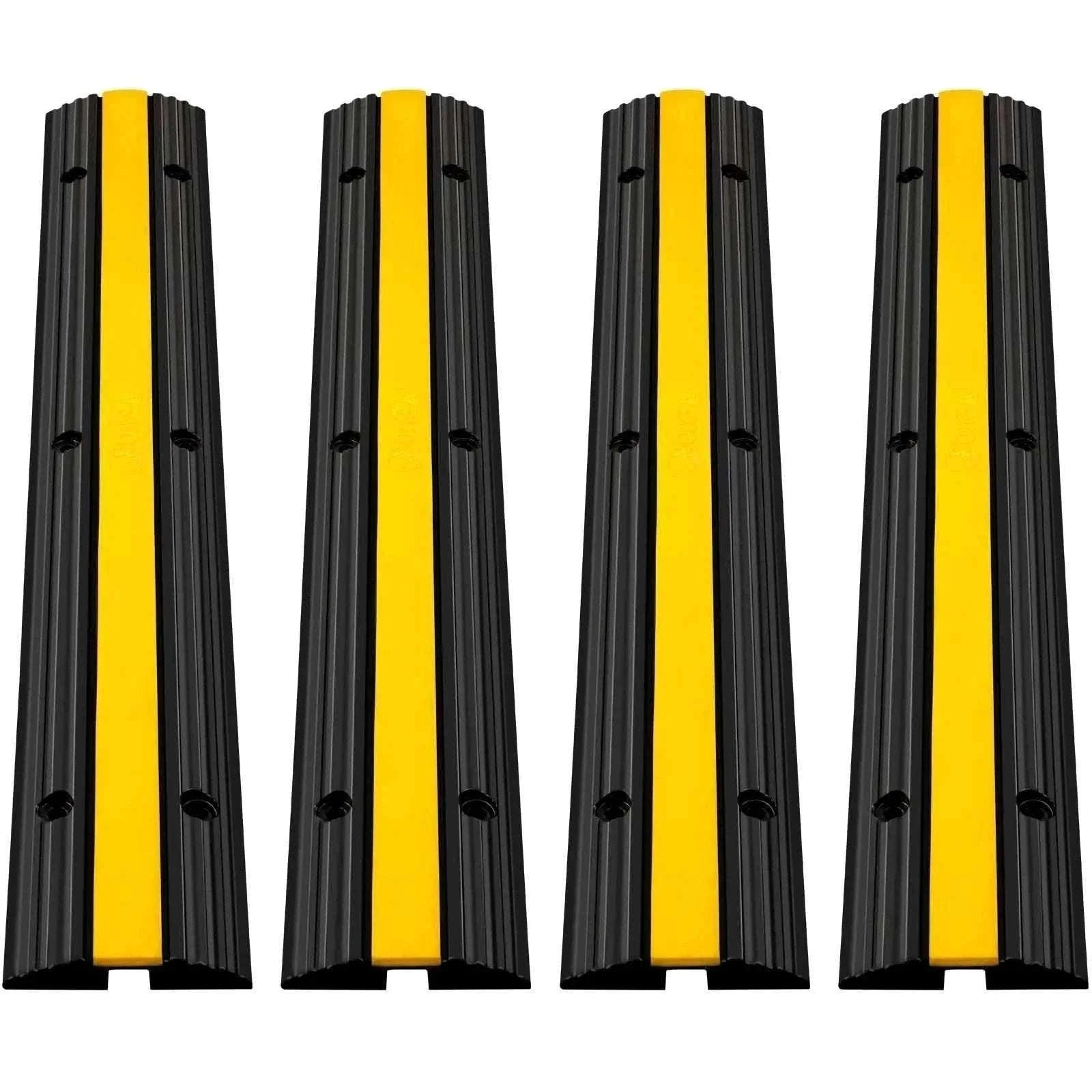Modular Rubber Cable Protector Ramp 1-Channel 22046 lb Capacity-4PCS / france