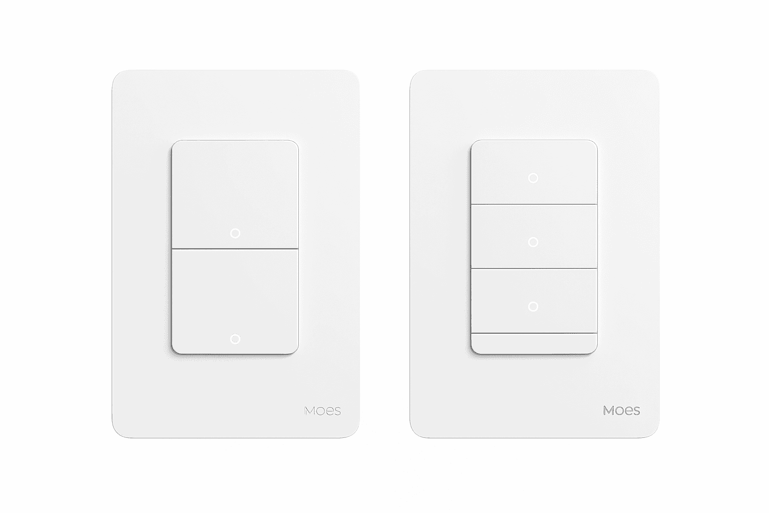 MOES Tuya ZigBee Smart Light Switch for Smart Home Control-Zigbee 2 gang / United States