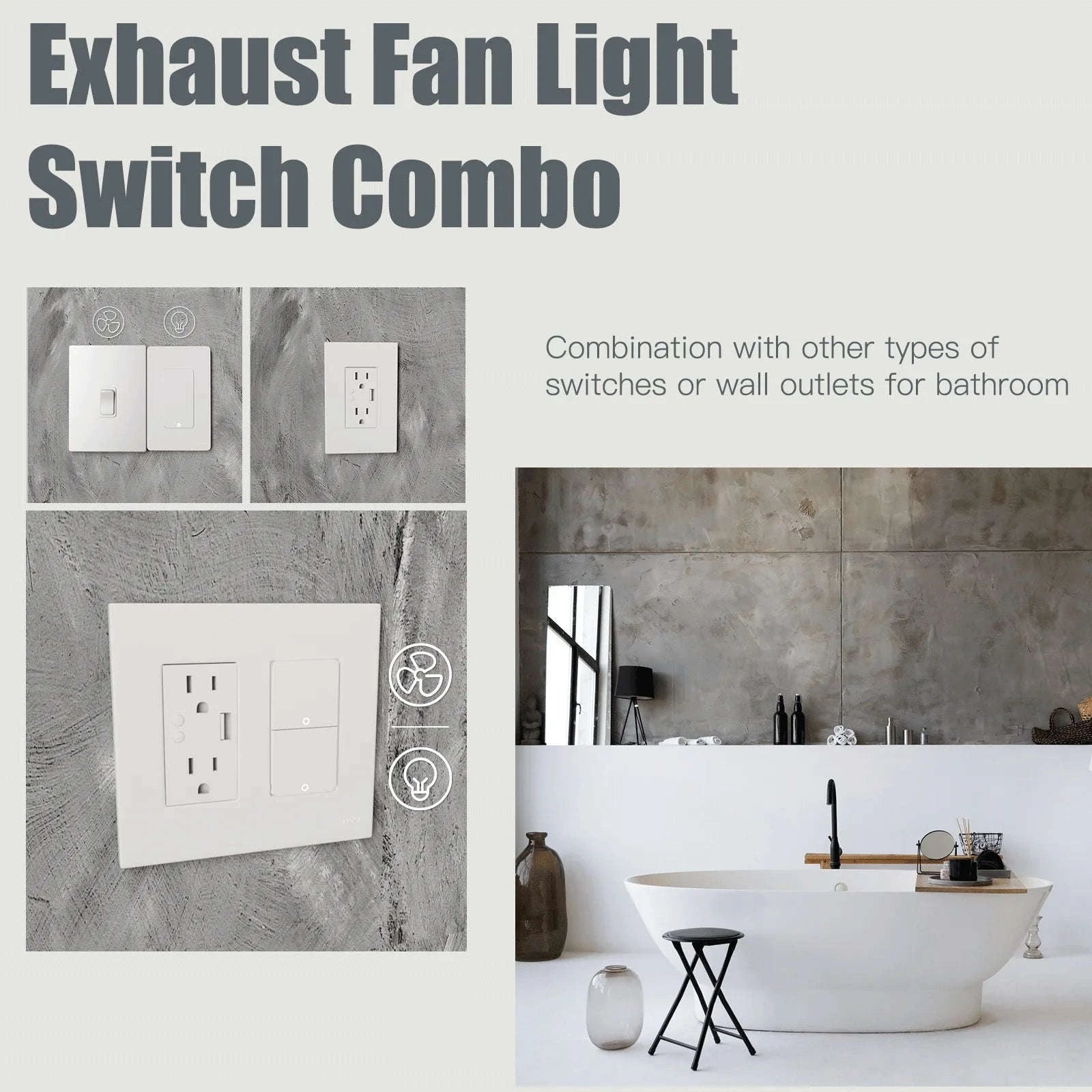 MOES Tuya ZigBee Smart Light Switch – US Push Button Wall Switch-Zigbee 2 gang / United States