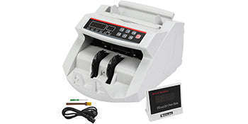 Money Counter Machine with UV MG IR DD Detection for USD and EUR-Gray / Poland
