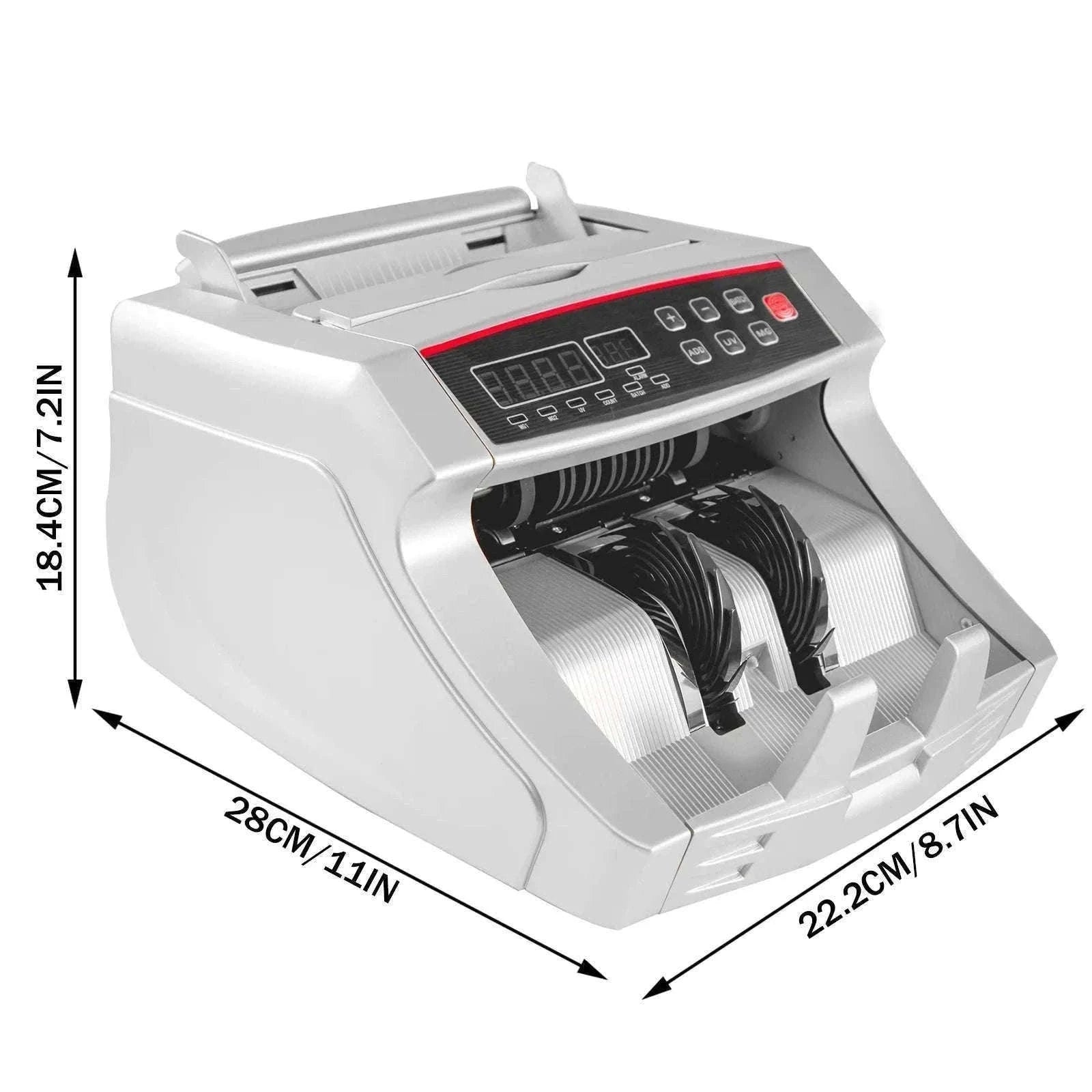 Money Counter Machine with UV MG IR DD Detection for USD and EUR-Gray / Poland