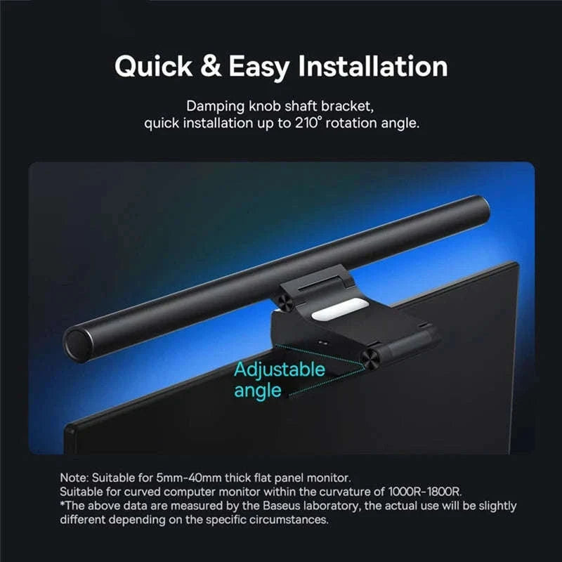 Monitor Light Bar with Adjustable Brightness & Anti-Glare LED-i-wok 2 Youth