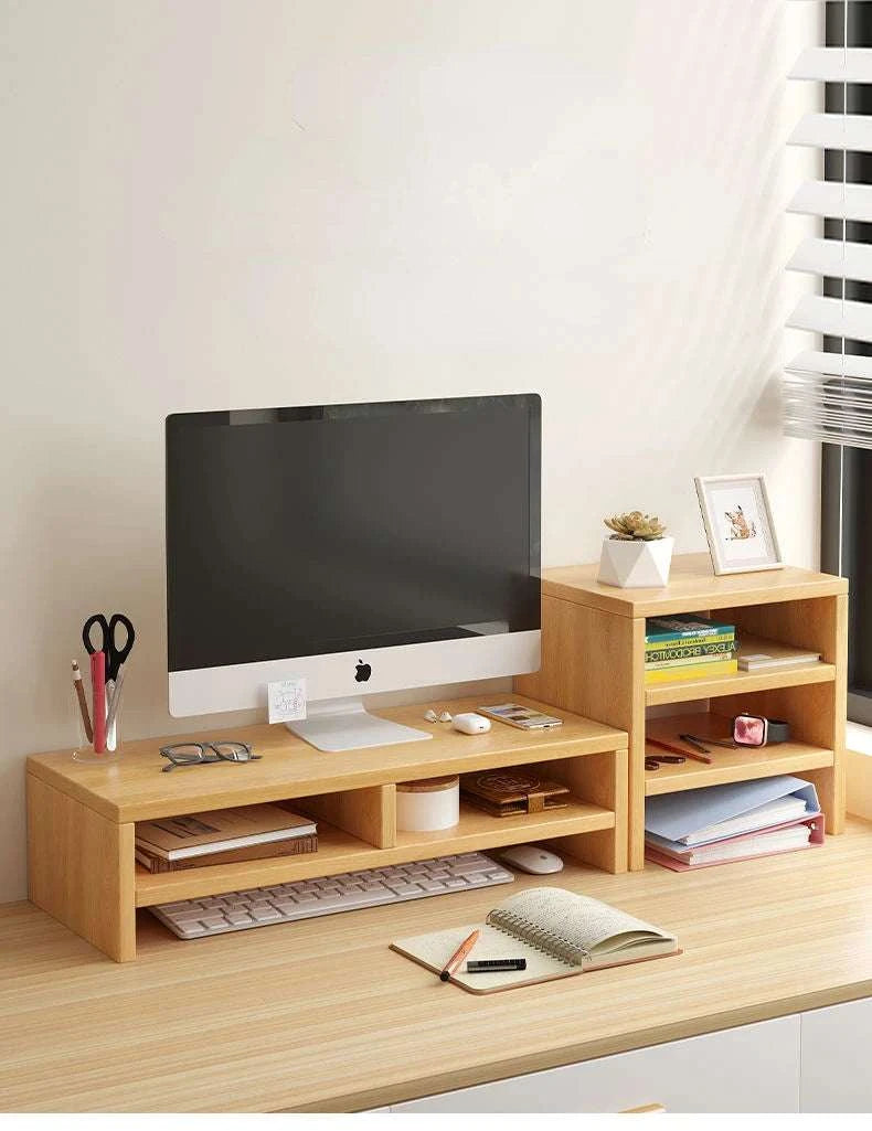 Monitor Riser Stand with Storage – Desk Organizer for Laptop and Screen-C