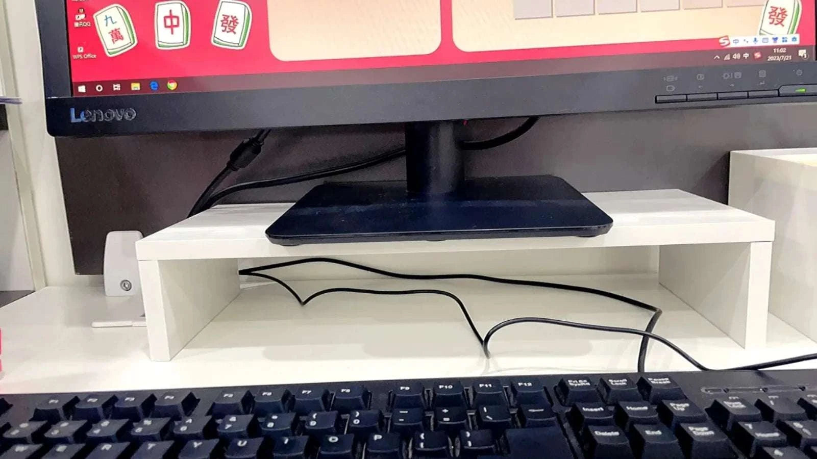 Monitor Riser Stand with Storage – Desk Organizer for Laptop and Screen-C
