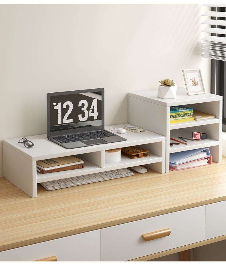 Monitor Riser Stand with Storage – Desk Organizer for Laptop and Screen-C