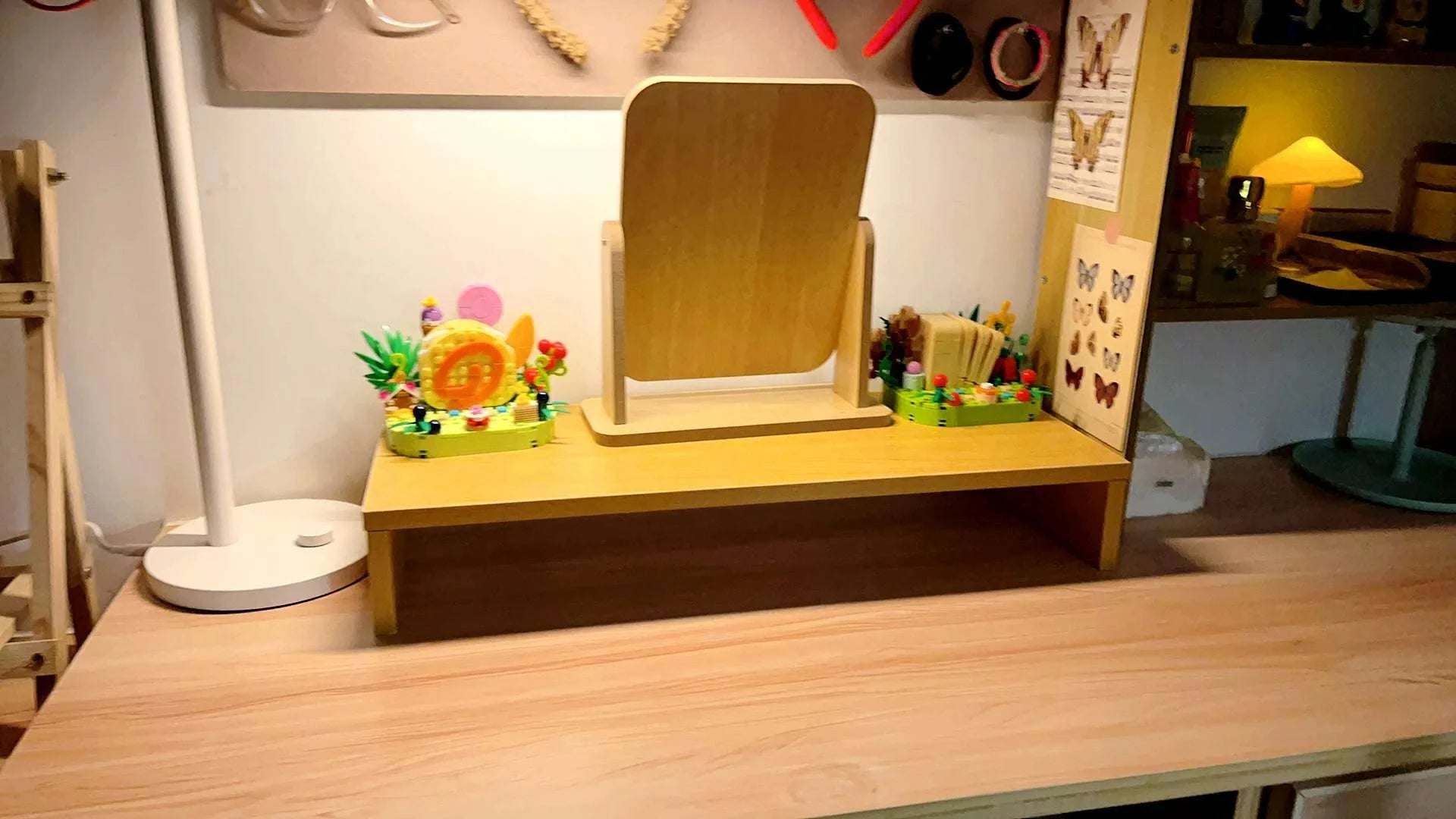 Monitor Riser Stand with Storage – Desk Organizer for Laptop and Screen-C
