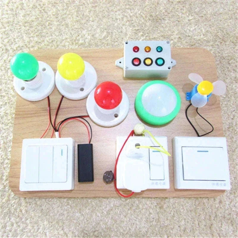 Montessori Busy Board DIY Activity Accessories for Toddlers-Teether-251Y