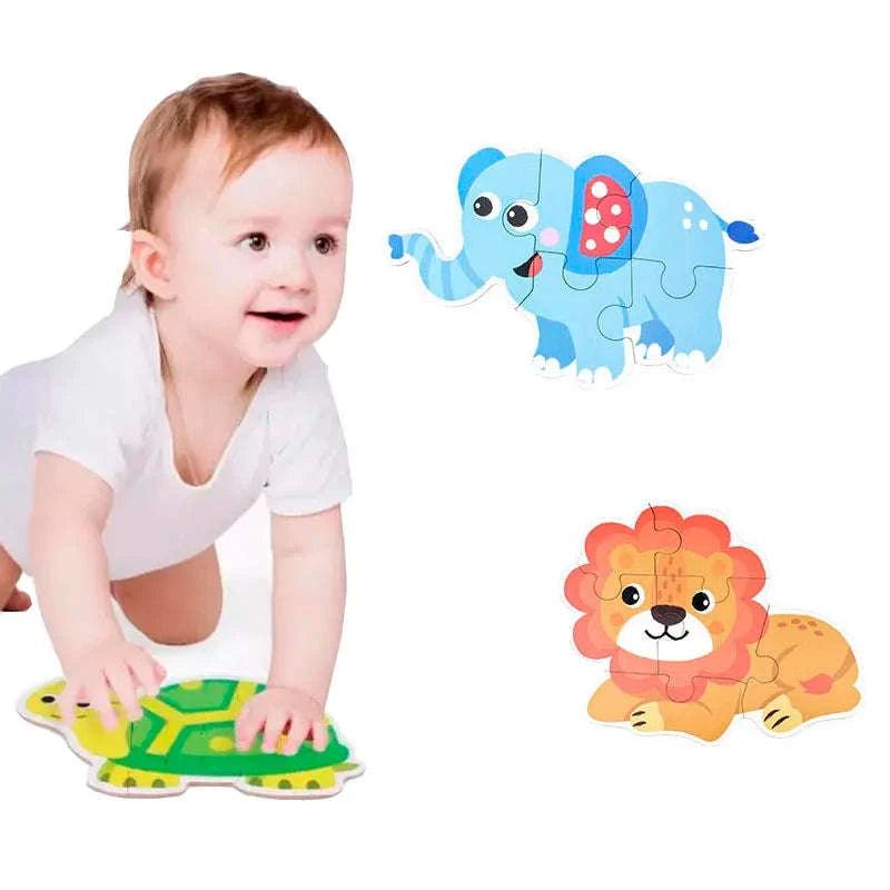 Montessori Wooden Puzzle Educational Toy-Livestock T178